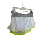 Lululemon Presta White With Grey & Neon Yellow Accents Drawcord Size 10 Running. Photo 2