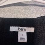 Bar III  Black Deep Cable Knit Cuffed Sleeve Sweater Photo 1
