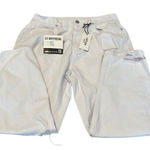 Refuge NWT  sz 13 jr boyfriend relaxed high rise distressed ripped white jeans Photo 0