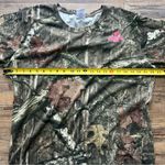 Mossy Oak  Women's Pink Logo Camouflage Long Sleeve Shirt Hunting Outdoors Sz 2XL Photo 2