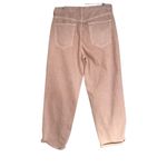 AGOLDE NWOT X FREE PEOPLE Pink Salt Criss-Cross Upsized Jeans Photo 6