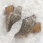Gentle Souls 🆕 Women's Harlie Slingback Snake Skin Ankle Bootie Size 6.5 Photo 1