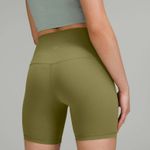 Lululemon Align High-Rise Short 6” Bronze Green Sz 2 Retired Color Nulu Fabric Photo 1
