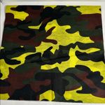 Wide Bright Yellow Camo Headband Photo 1