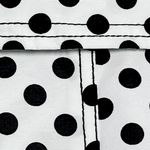 Jessica White Black Polka Dot Raincoat Jacket Sz L (14 Photo 3