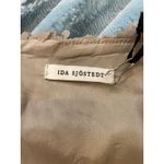 IDA SJOSTEDT 147 Elissa Dress 3D Floral Embellished Tulle Cap Sleeve Midi Dress Tan Size XL Photo 5