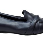 Easy Street Faux Leather Betty Square Toe Loafers Shoes Slip On Black Size 8 M Photo 4