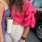 Pink Wrap Top Size M Photo 0