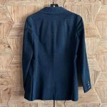 Vintage Abe Schrader Women's Navy Blue Blazer Classic Tailored Style Photo 4