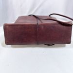 wilson's leather  Pelle Studio Tote Purse Brown Leather Shoulder Snap Vintage Med Photo 3