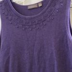 Croft & Barrow FINAL MARKDOWN Decorative knit  tank top large Photo 2