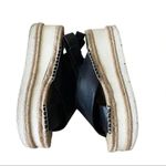 Marc Fisher Gandy Black Platform Wedge Espadrille Leather Sandals SZ 9M Photo 8
