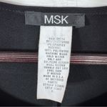 MSK Chiffon Bell Sleeve Jersey Sheath Dress Black Small Gothic Bewitched Boho Photo 8