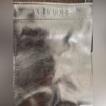 Clinique 🆕 Shimmering Silver Tote with Geometric Pouch Photo 1