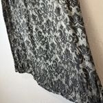 Raaga Vintage Embossed Geometric Blouse Tank Goth Whimsigoth Boho Fairy Small Black Photo 4