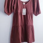 Billabong Gauze Fall For Ya Babydoll Mini Dress New With Tags Photo 3