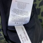 EXPRESS NWT Army Green Black Leopard Animal Print Lace Trim Sleeveless Blouse M Photo 2