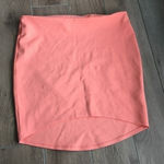 5/$15 Devlin pencil low high stretch‎ skirt coral Orange Size XS Photo 0