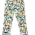 Cynthia Rowley White Jeans Pants Hummingbird Print Size 8 Photo 5