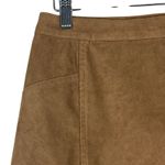 Abercrombie & Fitch Mini Skirt Womens 0 Brown Faux Suede Earthy Boho Fall 90s Photo 1