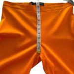 Versace  Cady Bright Orange Pants IT/EU 42 Viscose Satin Bootcut Shiny US 6 Med M Photo 12