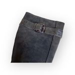 Michael Kors ♔ Embossed Buckled Heeled Tall Boots ♔ Black Suede 6M ♔ Chic Sleek Photo 9