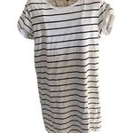 Lulus Lulu’s striped tee shirt dress M 95% cotton Photo 0