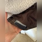 Pistola Blaine Sherpa Collar Moto Jacket Brown Vegan Leather Size Small Photo 5