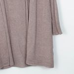 Vila Milano Womens Brown Open Front Hooded Cardigan Size Medium Cozy Classic Photo 2