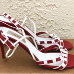 Valentino Garavani Valentino women’s Free Rockstud red leather ankle strap sandal size IT 36 US 6 Photo 8