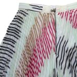 Alice + Olivia NWT Sheer Pleated Wide Leg in Stripe Skirted Palazzo Pants 2 Photo 5