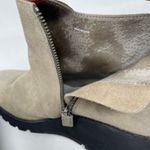 Eileen Fisher Tinker Suede Strap Wedge Ankle Bootie Boots Taupe Beige womens 10 Photo 9