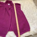 Dress Barn  Woman Size 1X Purple Short Sleeve Knit Sweater Retro Button Cute Chic Photo 4