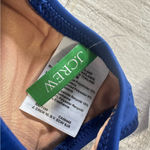 J.Crew  Heritage Scoop Neck Bikini Top‎ NWT size XS in Bright Blue Photo 5