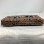 Country Road  66 Brown clutch womens purse, rhinestone wallet, western Cross Photo 5