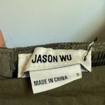 Jason Wu Jason‎ Wu Women's New Army Green Maxi Dress Size Small Ruffle Bohemian Photo 9