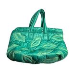 Wildfox Women's Green Lips Kisses Tote Bag One Size NWT Photo 3