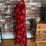 Sonoma Plus Size  Goods For Life Tiered Red Floral Maxi Dress Size XL Photo 5