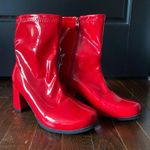 Amazon Red Heel Booties  Photo 0