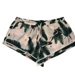 Revolve Plush Women’s Size S Pink Jungle Print Satin Pajama Set Tropical Shorts Photo 5