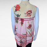 Anthropologie  Verb Pallavi Singhee Lodi Floral Sleeveless Blouse Size XS Photo 4