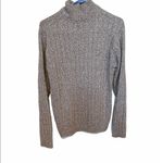Oscar de la Renta  oatmeal quarter zip L sweater. Photo 1