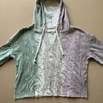 Vintage Charm VINTAGE HAVANA SNAKE SKIN BURNOUT PLACEMENT TIE-DYE HOODIE Photo 3