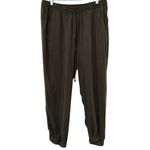 Johnny Was  Silky Alice Jogger Trousers Olive Green‎ Size Medium Photo 3