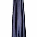 Lulus Dress One Last Glance Satin Backless Slip Dress Navy Blue Size Medium Photo 5