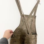 Free People Slim Ankle Corduroy Overalls Green Size 25 XS Photo 5