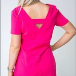 Vine & Love  medium pink fuchsia womens slip dress vneck front pockets not lined Photo 10