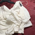 ZARA  White Ruffled Off-Shoulder Top Photo 1