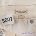 Madewell NEW The Perfect Vintage Straight Jean in Vintage Canvas Wash, 31.NG254 Photo 14