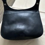 Patricia Nash Black Leather London Saddle Bag Heritage Crossbody Authentic Photo 5